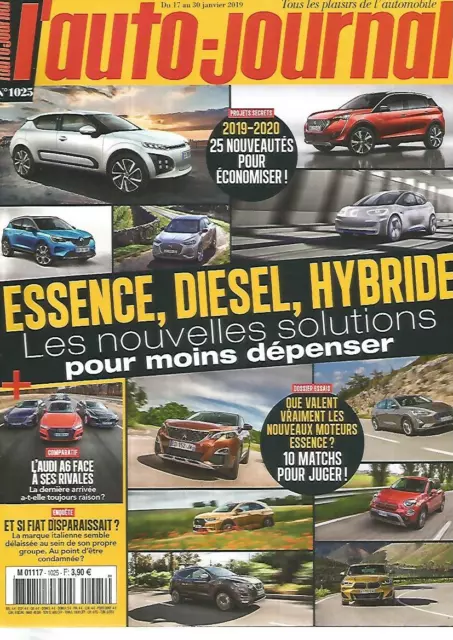 L'AUTO JOURNAL N°1025 CITROEN e-C4 III / 2008/ DS 3 CROSSBACK/ FORD EDGE / LEXUS