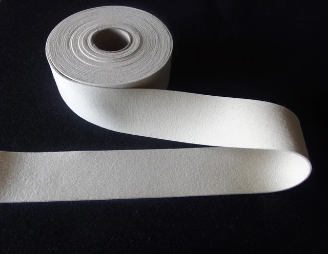 ca. 12m Filzband Filzrolle Filzunterlage Möbelunterlage 100% Wollfilz