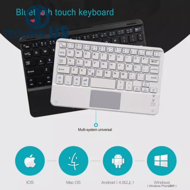 Mini Wireless Bluetooth 3.0 Keyboard With Mouse Touchpad for Windows Android iOS