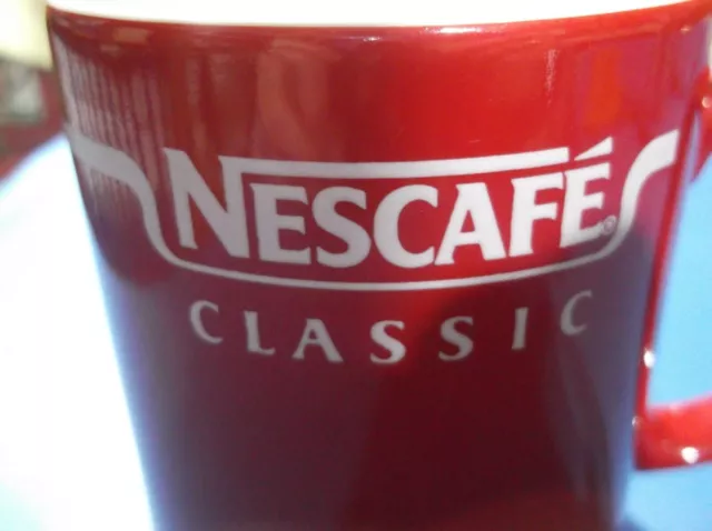 Nescafé clásico rojo blanco Retro taza té taza de café utensilios de cocina... 2