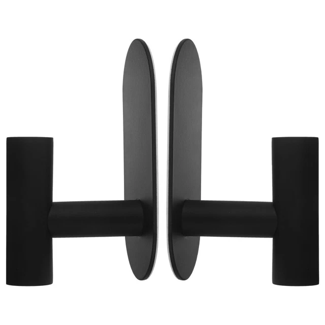 2 Pcs Stainless Steel Modern Robe Hook Hanging Coat Mount Towel