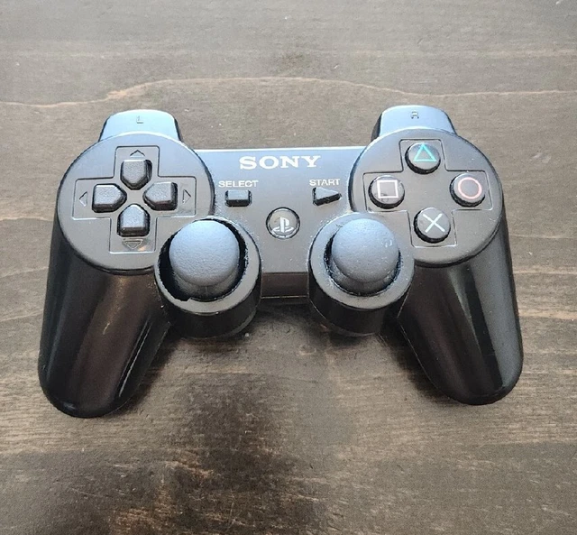 SONY PLAYSTATION DUALSHOCK 3 Wireless Controller Black CECHZC2U PS3