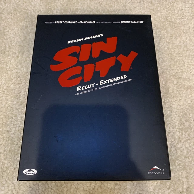 Frank Miller's Sin City Movie Recut Extended DVD 2 Disc Box Set Graphic Novel
