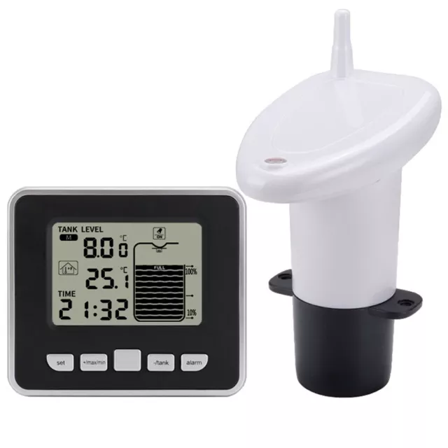 FT002 Wireless Ultrasonic Water Tank Liquid Level Meter Low Battery Indicator