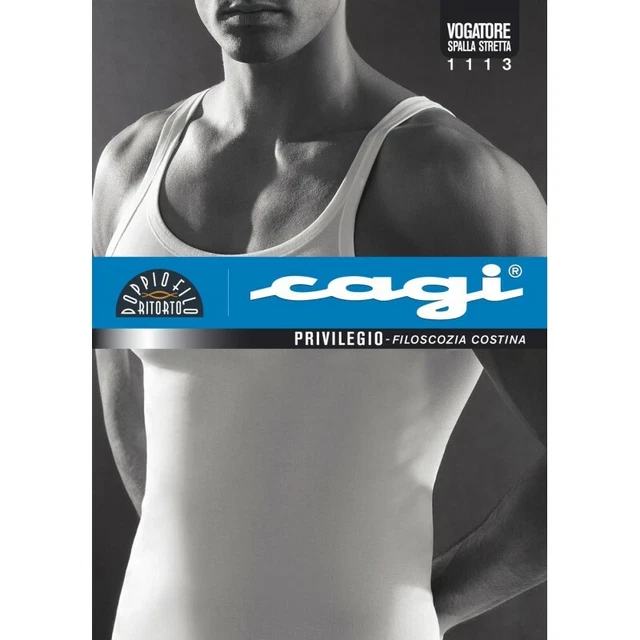 Canotta Uomo In Filo Di Scozia - 3 Pezzi, Bianco, Taglie 4-7, Comfort E Lucentezza - Foto 3