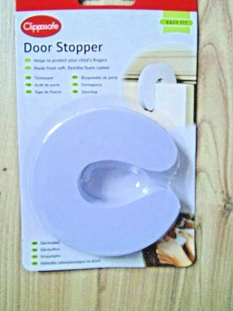 Clippasafe Children's Baby Safety Door Stopper Stop Home Holiday Trap Fingers