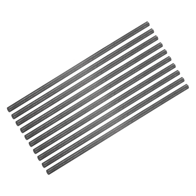 Graphite Rod Graphite Stirring Rod Stick Rod 100x3mm Black, Pack of 10