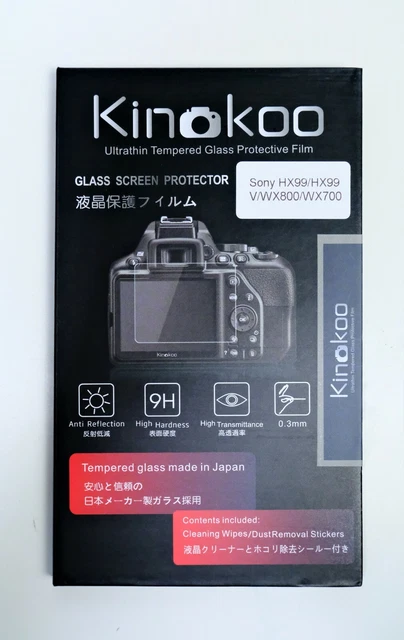 Protector de pantalla vidrio templado para protección Sony DSC-HX99 2.5D cristal transparente
