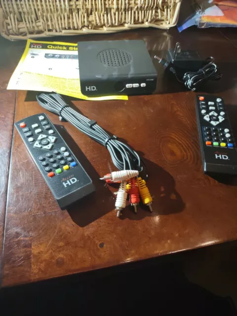 Access HD Model DTA 1080 TV Converter With 2 Remotes
