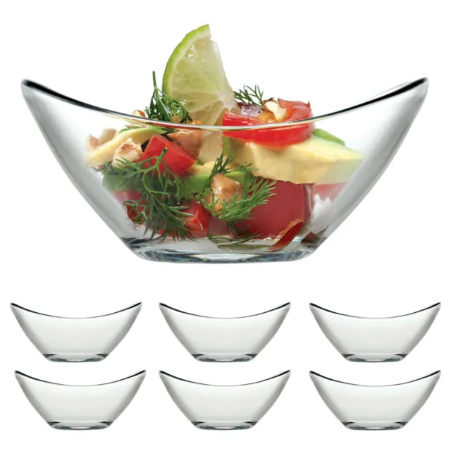 Pasabahce Gastro Boutique Glass Tapas Serving Side Dishes Appetiser Dessert Bowl