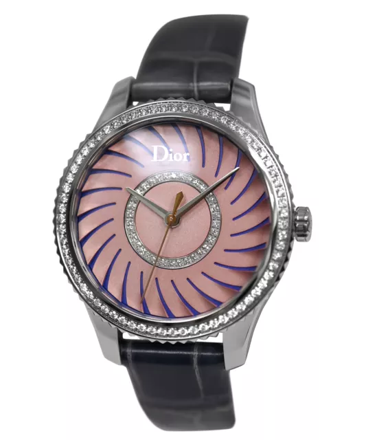 Dior VIII Montaigne CD152113A001 Diamonds Stainless Steel 32MM Ladies' Quartz