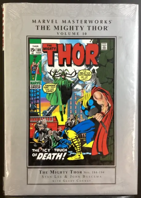 Marvel Masterworks The Mighty Thor Vol 10 Nos 184-194 HC Stan Lee Buscema - 2011