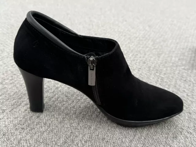 RUSSELL & BROMLEY Aquatalia Shoe Boots Black Suede Size 37.5 / 4.5 £39. ...