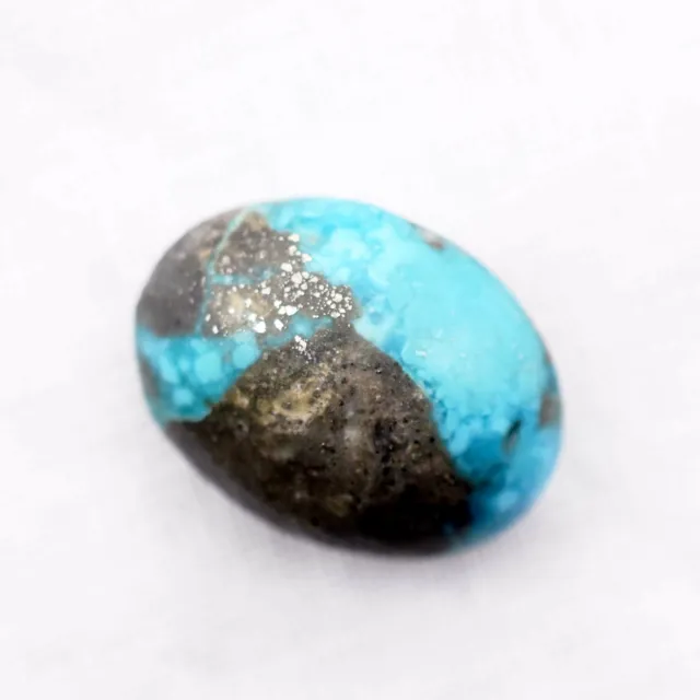 26.55 Ct Natural Arizona Morenci Blue Turquoise Cabochon Certified Gemstone