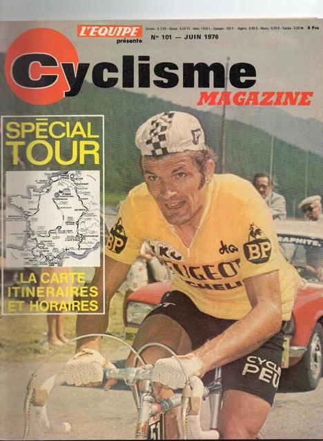 Classeent général du Tour de France 1973 - aillot jaune - Cyclise
