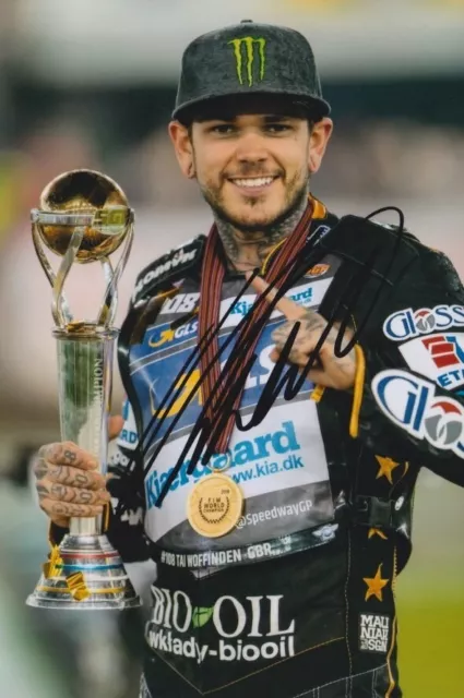 Tai Woffinden Hand Signed 6x4 Photo Speedway Autograph