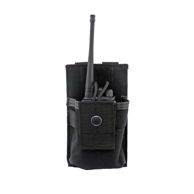 Tactical Walkie Talkie Pouch Radio Holder Tactical MOLLE Open Top Mag Pouch