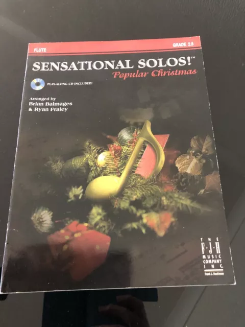 Sensational Solos Popular Christmas For Flute with CD