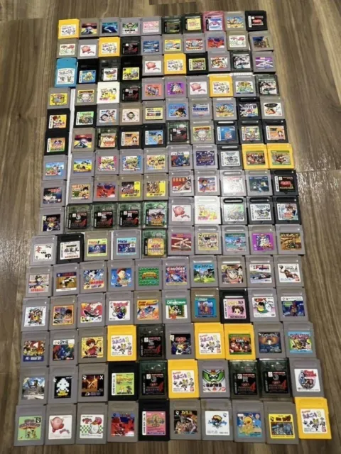 Junk Nintendo GAME BOY & GAME BOY Color Random Soft Cartridge Lot of 50