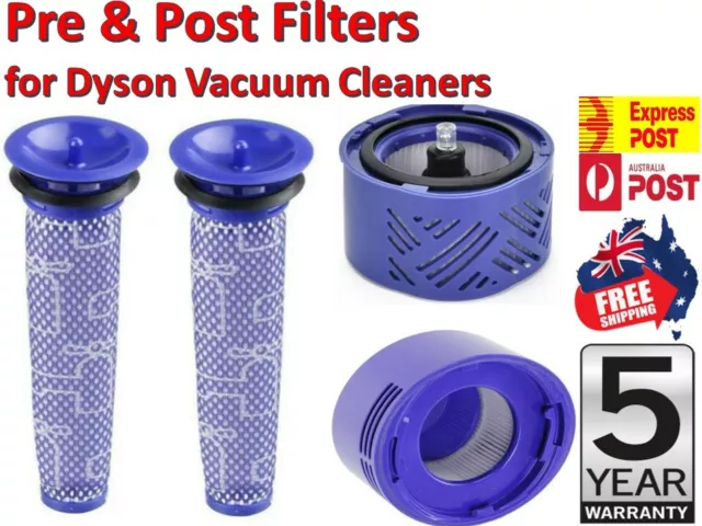 FOR DYSON V6 V7 V8 PRE & Post FILTER DC58 DC59 DC61 DC62 DC72 Animal Washable