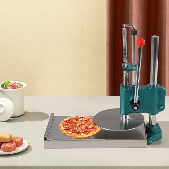 Manual Dough Press 240mm Diameter Pies Dough Pressing Machine Stainless-Steel