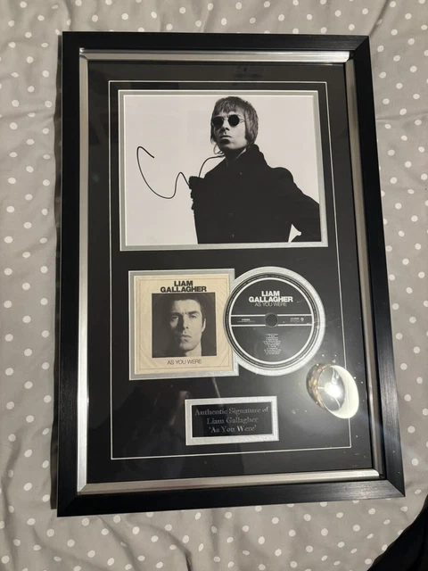 Liam Gallagher of Oasis Signed Picture - CharityStars Liam