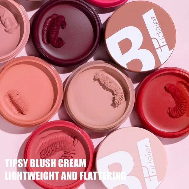 Face Makeup Cheek Blush Cream Matte Blusher Pressed Palette Foundation O0Y4