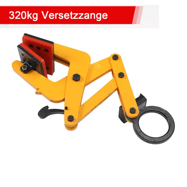 320KG Versetzzange Bordsteinzange Steinzange Hebezange Bordstein Bordsteinträger