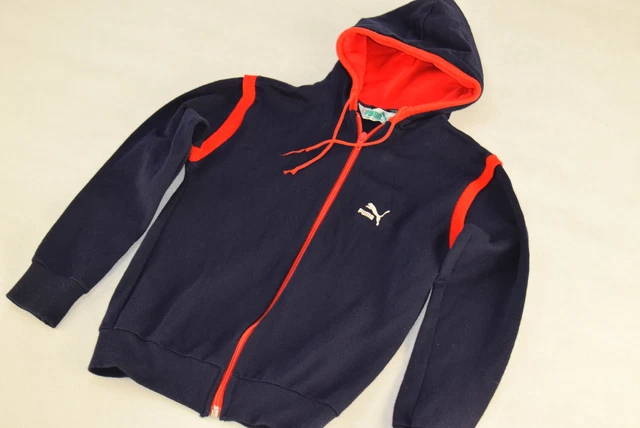 Puma Giacca Allenamento Track Jump Jacket Track Top Jumper Vintage anni 70 Bambini circa 128