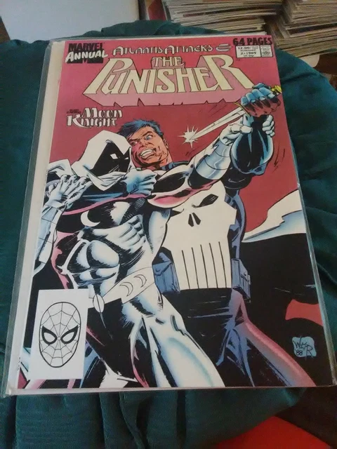 The Punisher Annual #2A, 1st Punisher vs Moon Knight Story & Cover, 1989
