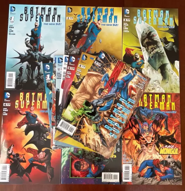 Batman Superman #1 2 3 4 5 6 7 8 9 10 11 12 + Annual DC Comics Lot New 52