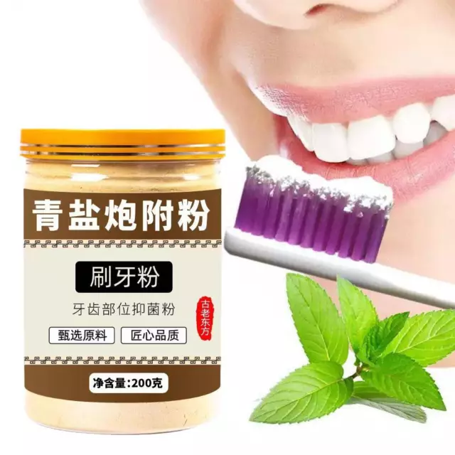 Green Salt and Monkshood Tooth Powder Teeth Whitening & Teeth Health Care U2O0