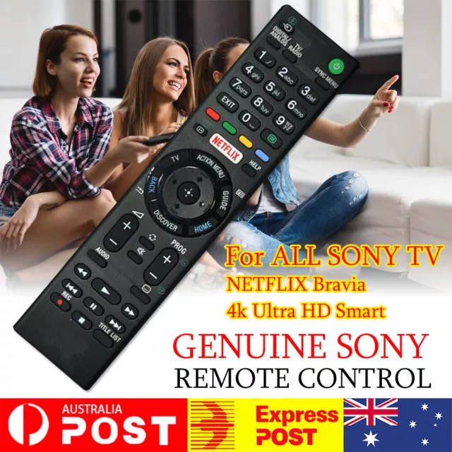 4k Bravia Ultra HD Smart TV Replacement REMOTE CONTROL For SONY TV NETFLIX