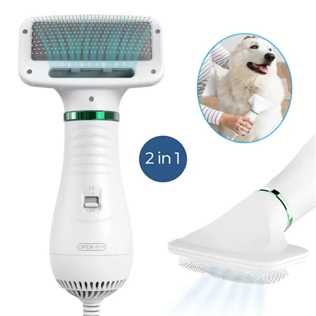 Secador de pelo portátil para perros secador de pelo para perros ajuste temperatura bajo ruido secador de mascotas