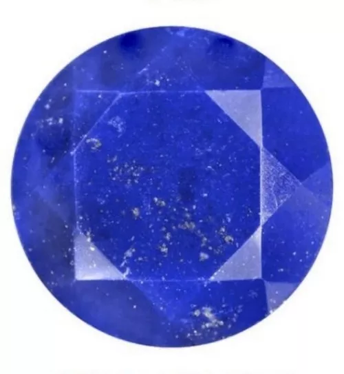 Lapis Faceted 8 Mm Round Cut All Natural Beautiful Color