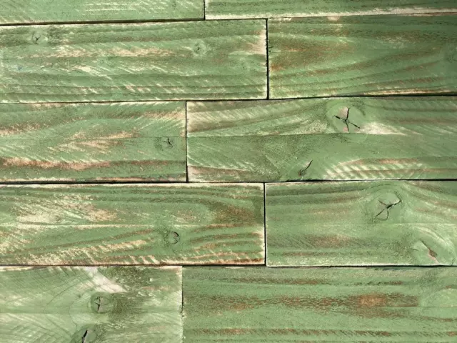 1 Sq M Reclaimed Timber Kiln Dried Rustic Wooden Wall Cladding (FSC) All Colours