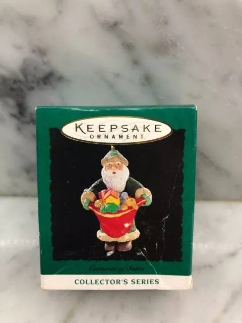 Hallmark Keepsake Miniature Centuries of Santa Christmas Ornament 2nd in series