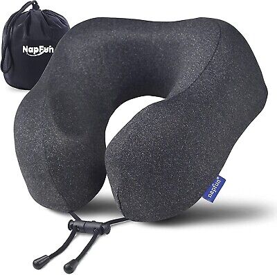 Neck Pillow for Travel Memory Foam Airplane Car Lounge Chair Head & Neck Support
