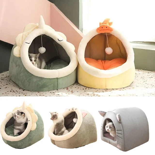 Panier pour animaux de compagnie Coussin de couverture Lit chaud pour chien