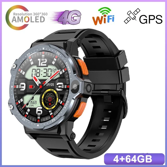 2023 PG999 4GB+64GB 4G LTE Smartwatch 1,54 Zoll GPS Dual Kamera Wifi