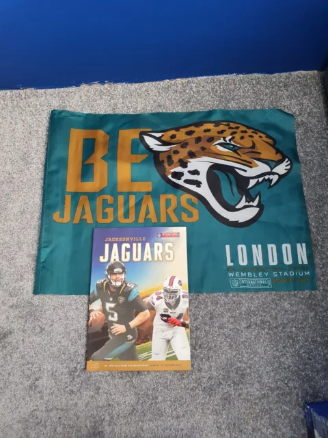 NFL International Series 2015 Jax Jaguars v Buffalo Bills Programme + Flag