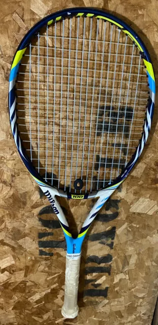 Wilson Juice 100 BLX Tennis Racquet Amplifeel 304G 16x18 4” Pete Sampras Racket