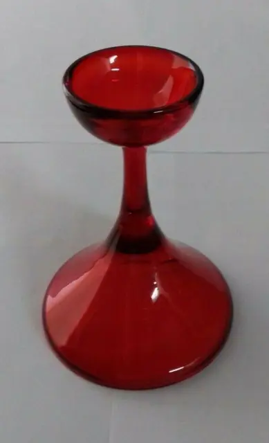 WMF Cari Zalloni Dekor Rot Kerzenständer H15,3cm