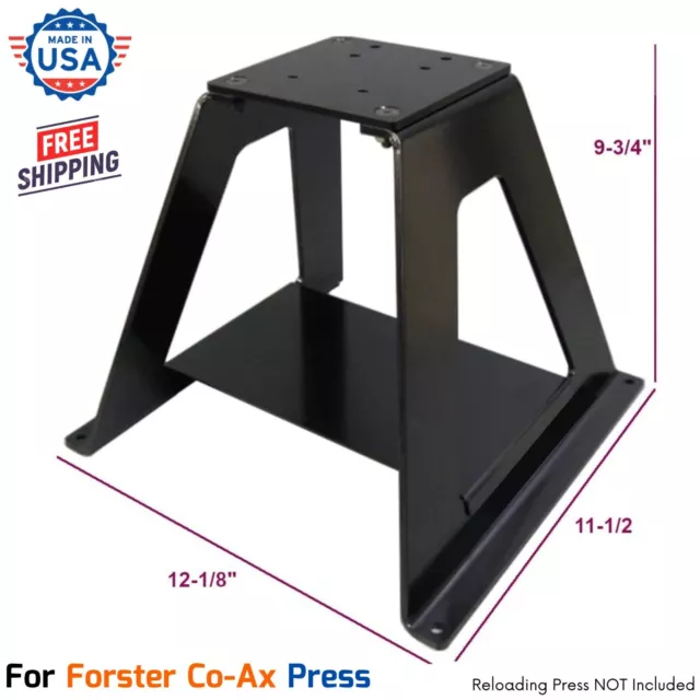 Stable Press Riser Bench Mount Ergonomic Reloading Stand for Forster Co-Ax Press