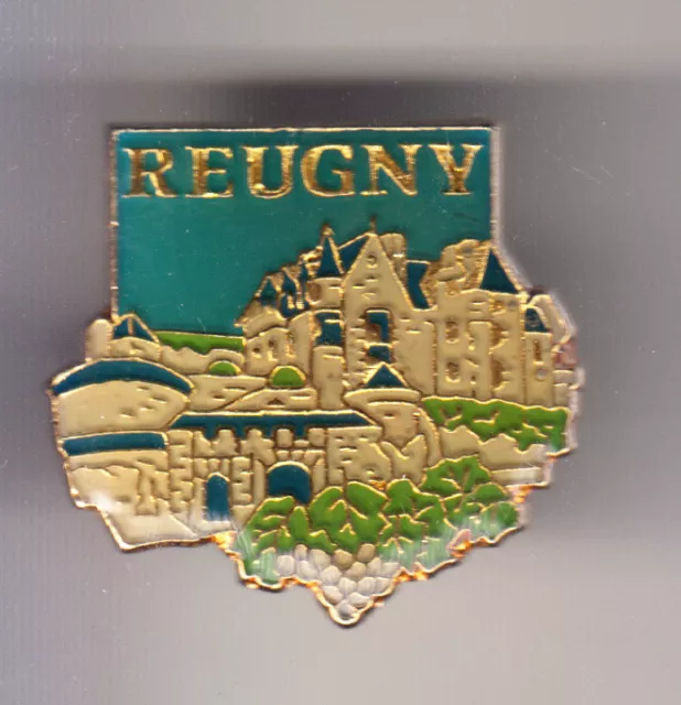 Rare Pins Pin's .. Tourisme Chateau Castle De Loire Reugny 37 ~Ch