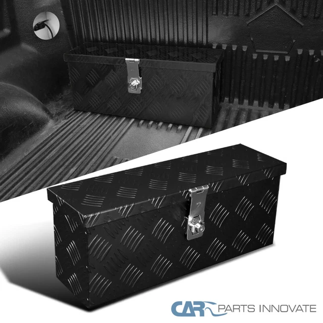 20&X 6& TRUCK Pickup Underbody Black Aluminum Tool Box Trailer Storage ...