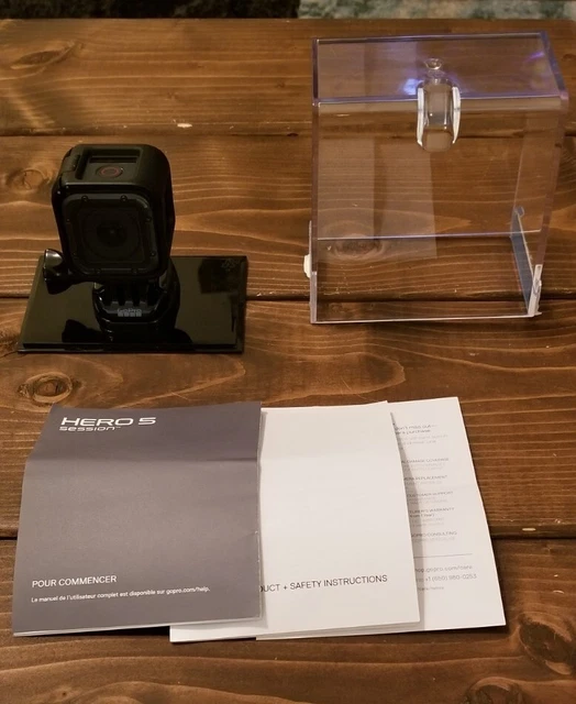 GoPro HERO5 Session 4K HD Action Camera Mount Protective Housing Excellent Cond.