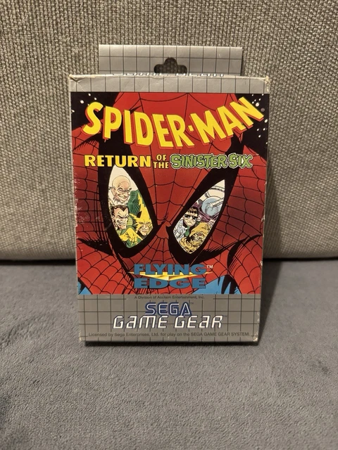 Jeu Sega Game Gear – Spiderman Return Of The Sinister Six – Cartouche