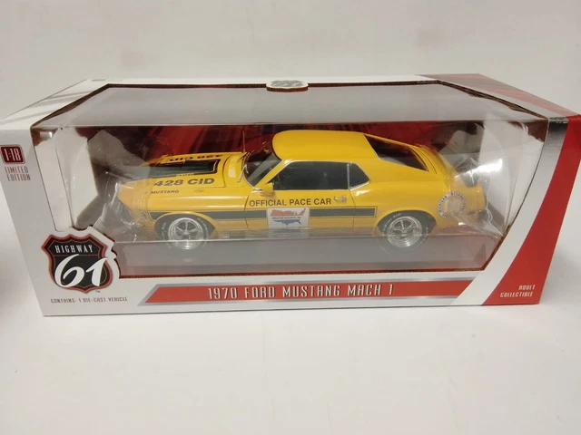 GMP 1:18 Ford Mustang Mach 1 Sidewinder Año de construcción 1970 rojo