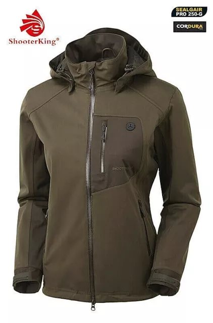 NEU!!!! - SHOOTERKING Damen-Jagdjacke HUNTFLEX - braun/oliv  - mit Membrane